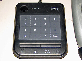 テンキー機能付きタッチパッド