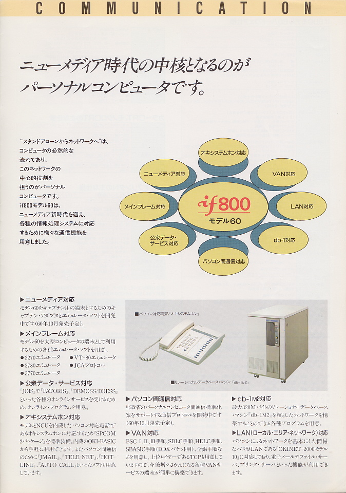 OKI if800 model60 カタログ5