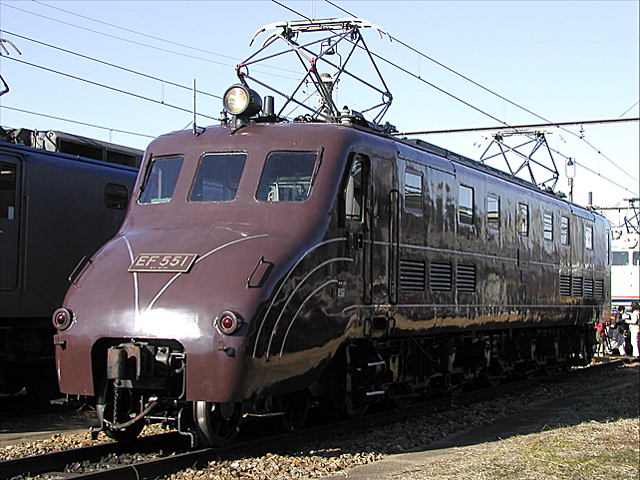 EF55�`�d�C�@�֎ԁi�P�G���h���j