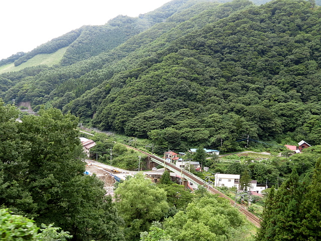 ループ線から見た線路