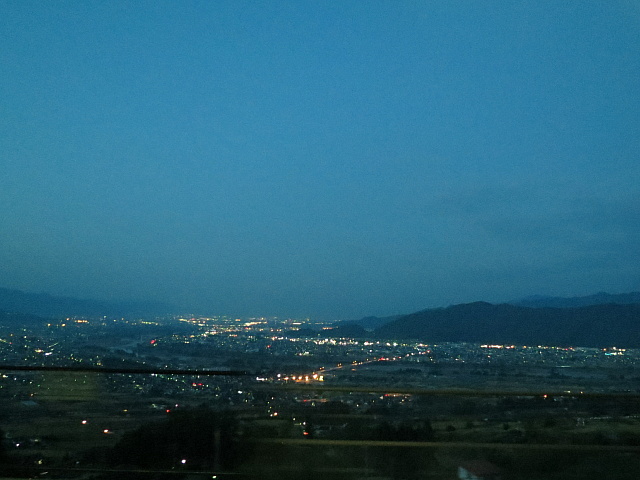 長野盆地（善光寺平）の風景