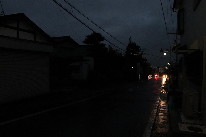 別所温泉駅への道