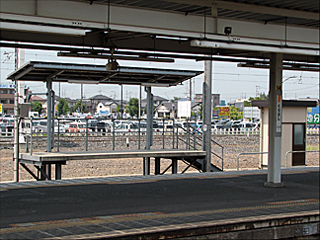 栗橋駅乗務員用ホーム