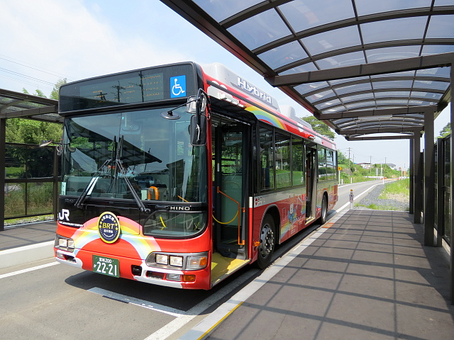 陸前階上駅到着