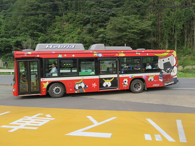 気仙沼線BRT柳津駅行き
