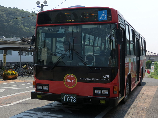 大船渡線BRT盛行き